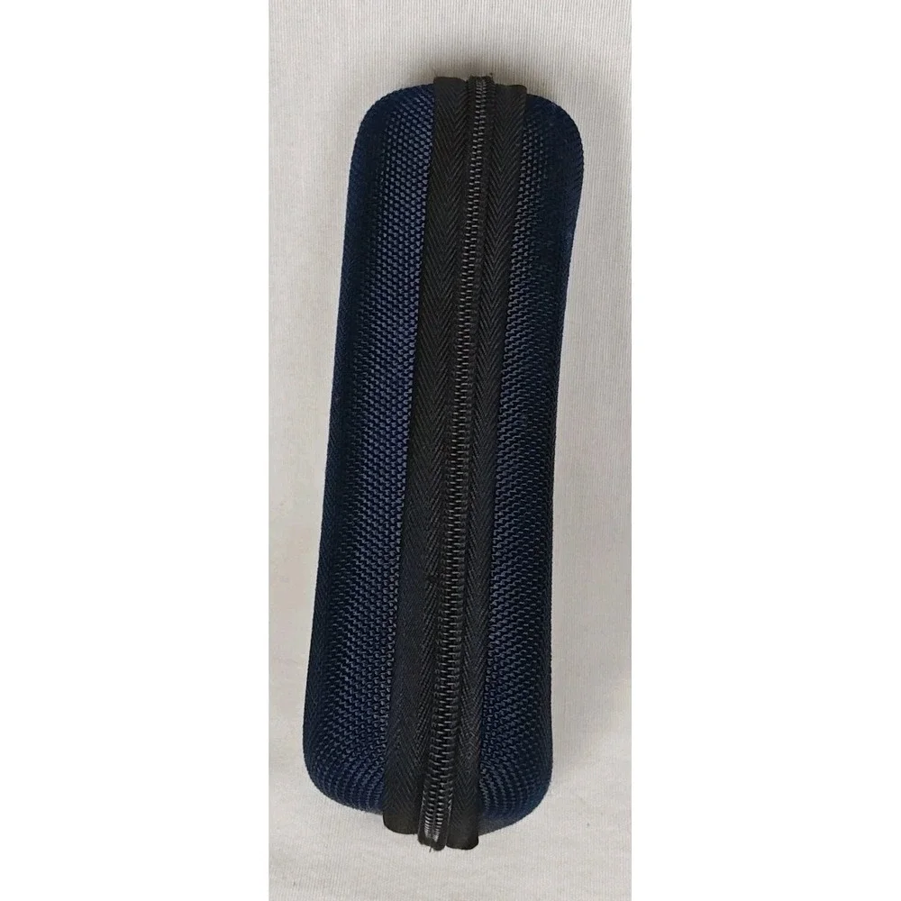 TUMI for Delta Hard Case Shell‎ Toiletry Cosmetic Travel Kit Blue Hard Case Only